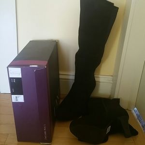Lane Bryant 9W black boots